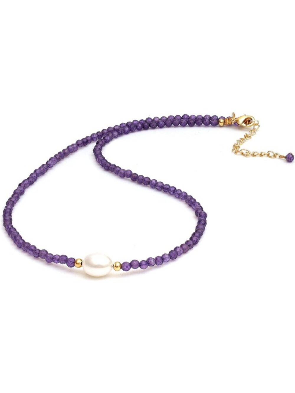 Beaded Birthstone Choker Necklace for Women | Gemstone & Pearl Jewelry Gift